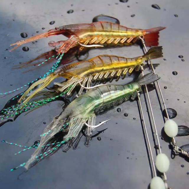Lure soft udang/pancing tiruan/umpan palsu