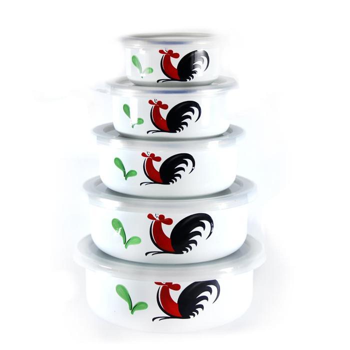 Tempat Makan Ayam Jago / Mangkok Ayam Jago / Lunch Box Ayam Jago