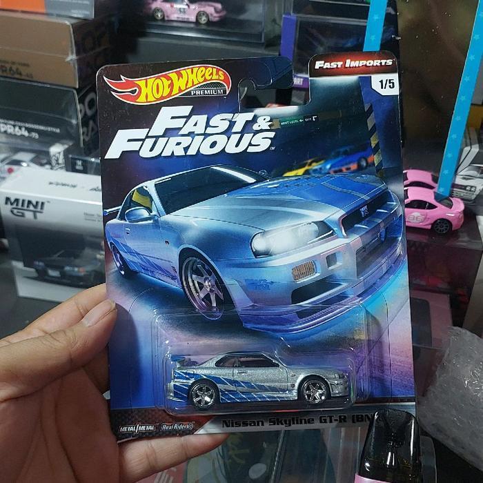 Hotwheels FAST AND FURIOUS Nissan Skyline R34 Fast Imports