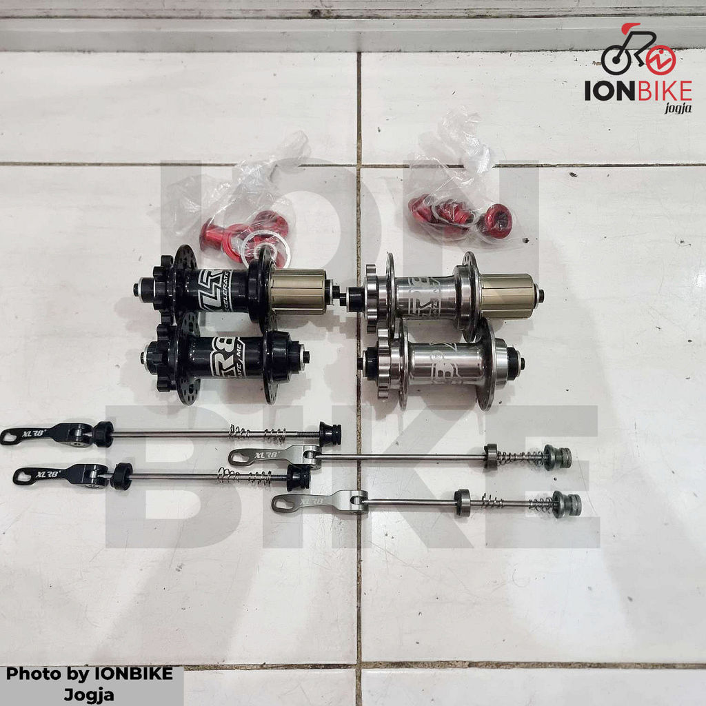 Hub Freehub XLR8 BOOST 7 Bearing 32 Hole 4in1 - Free Hub QR TA 15x110 12x148 DiscBrake 6 Bolt Pawl S