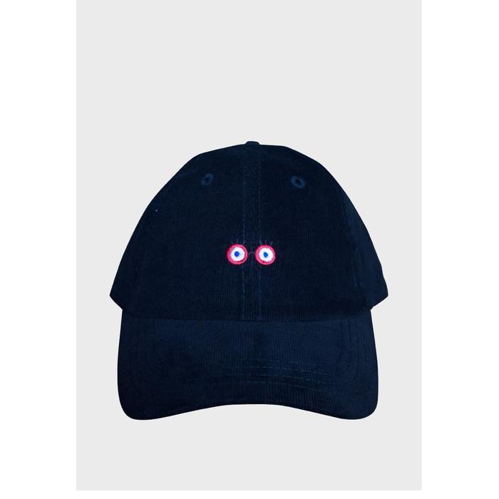 Skelly Topi Baseball Pria Wanita Topi Keren Pria Wink Hitam - Hitam, 0