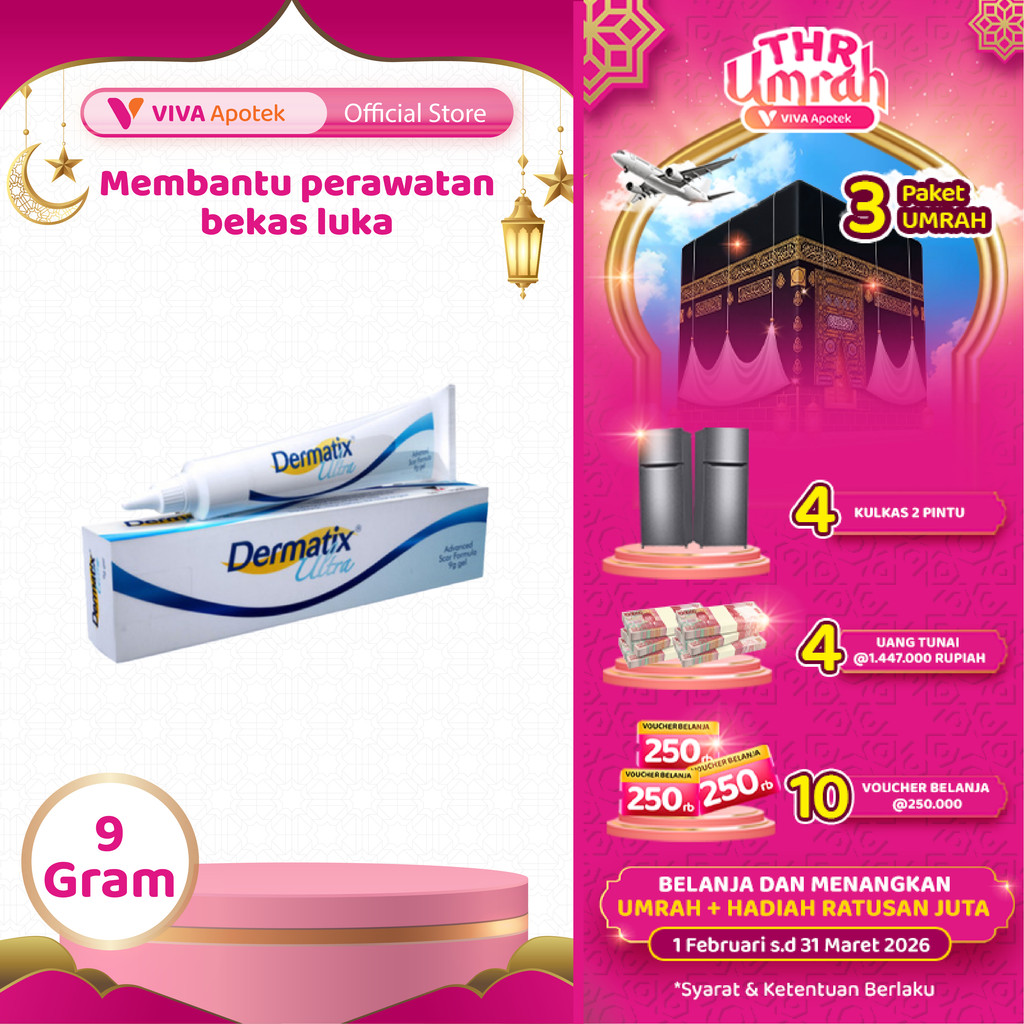 Dermatix Ultra Gel untuk Memudarkan Bekas Luka (9 Gram)