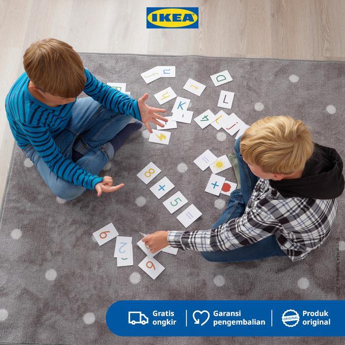 IKEA UNDERHALLA Kartu Edukasi Anak Isi 64pcs Belajar