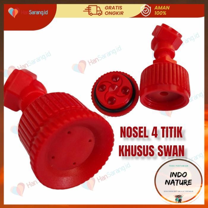 [ IndoNature ] Spuyer nozzle nosel sprayer 4 lubang swan kabut