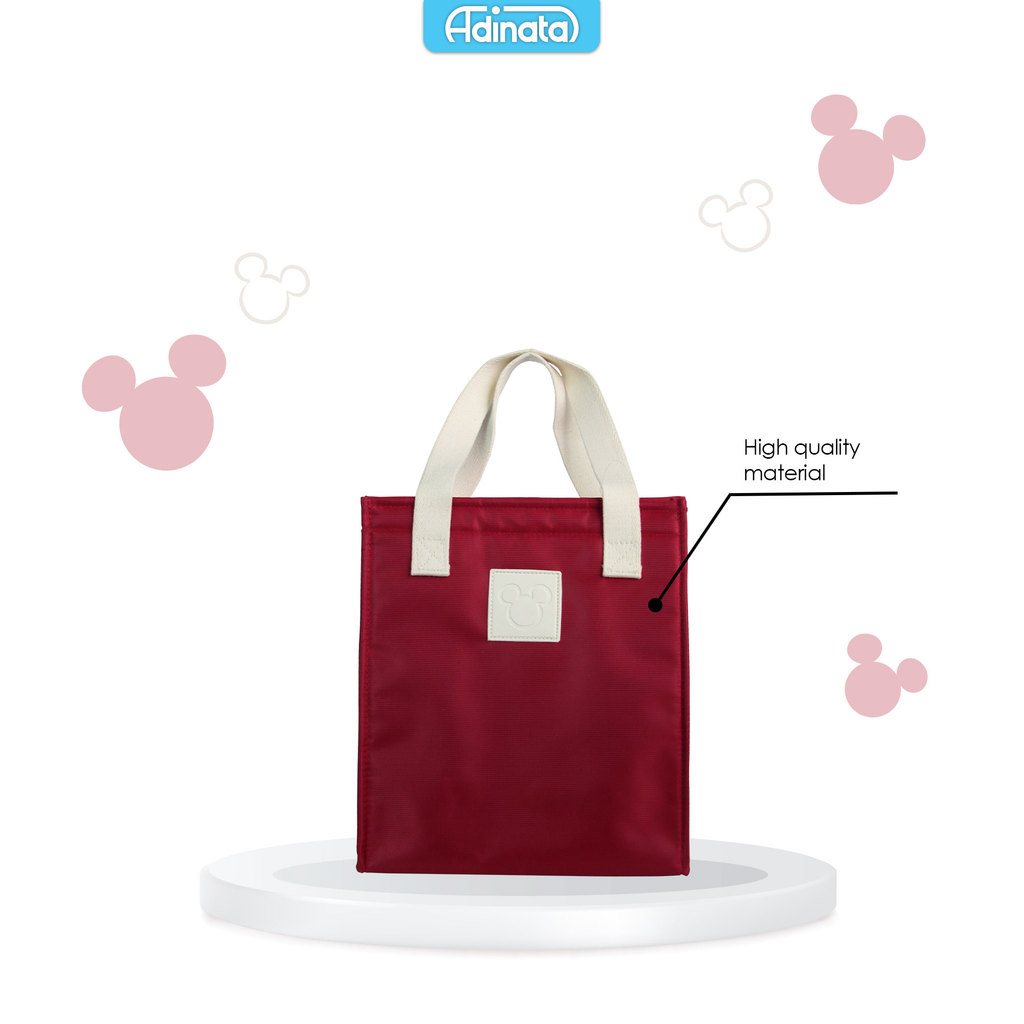 Mickey Mouse Classic Red Lunch Bags 2601-0334 / Bags / Tas Bekal - Adinata