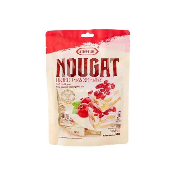 Sweet Me Nougat Dried Cranberry 68 Gram