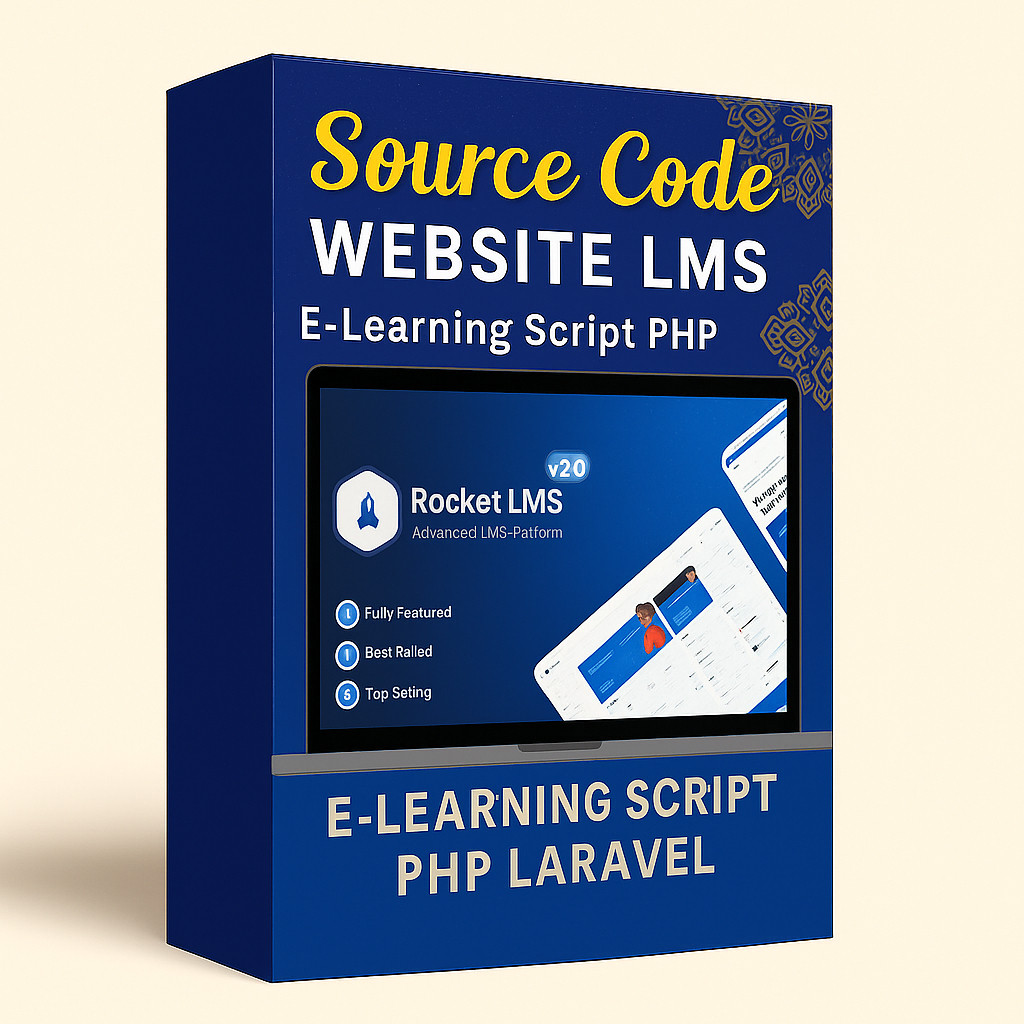 Source Code LMS Website E-Learning Script PHP Laravel