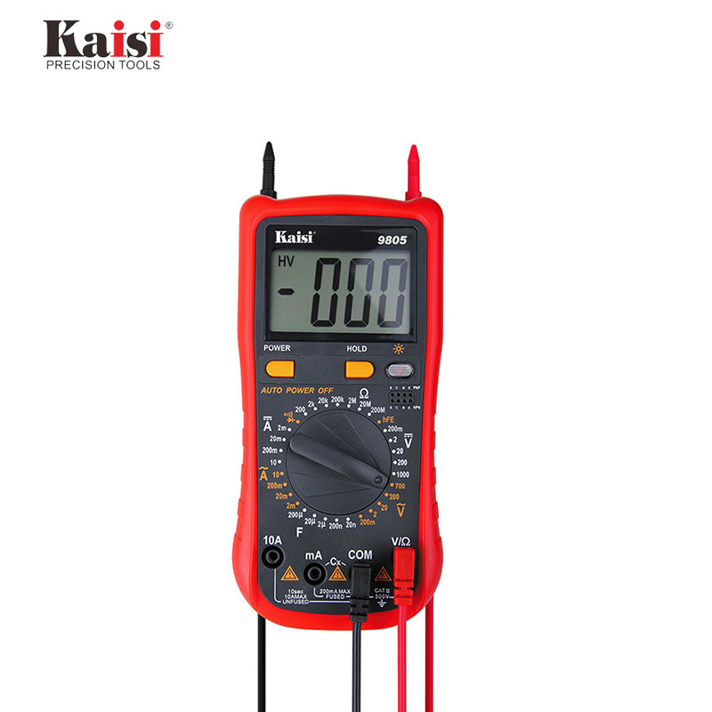 Kaisi K-9805 Anti-Burning Multifunctional gital Universal Multimeter, Auto-Range gital Multimeter