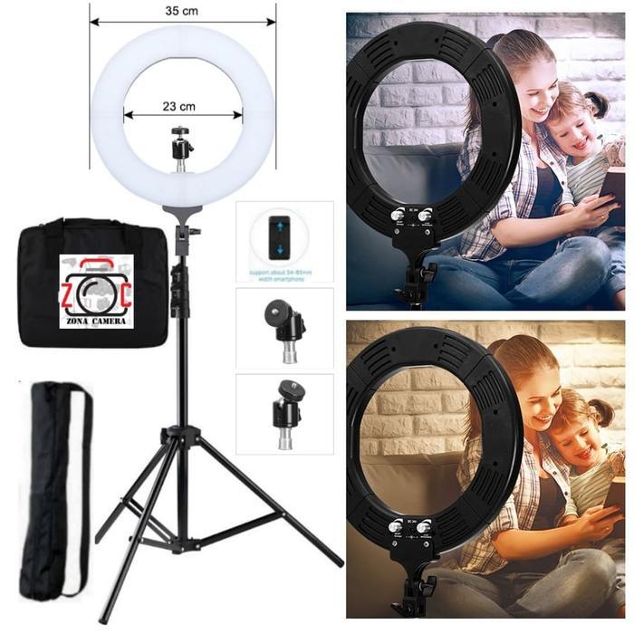 Ring Light RL12 LED 12inch Ringlight Lighting Make Up Lampu Ringlite