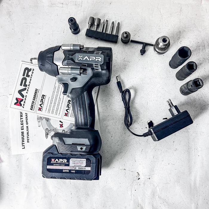 Impact Wrench APR JUMBO 88V BLACK EDITION 1500NM Original 1 Baterai JAPAN