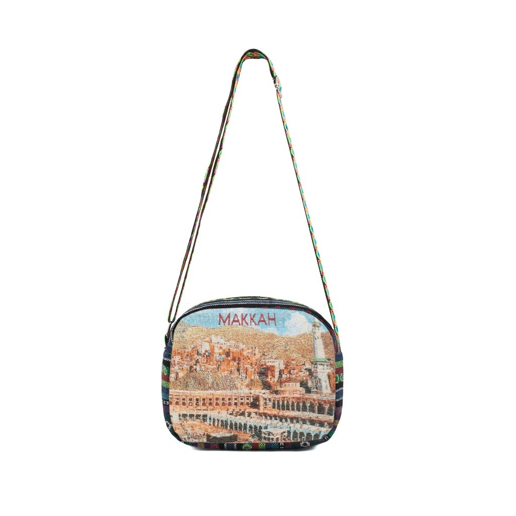TAS SELEMPANG WANITA - TAS BAHU WANITA - TAS FASHION - TAS MOTIF TFW 242 haji umroh oleh oleh makah 