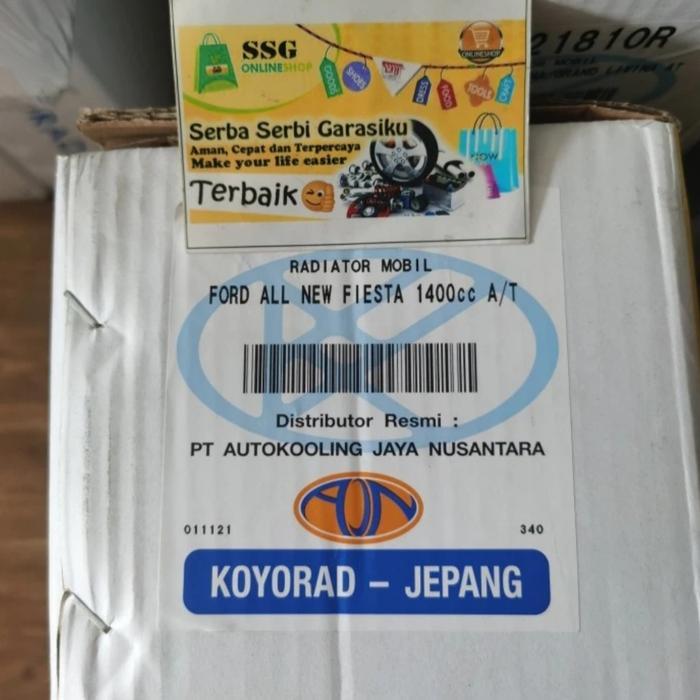 Radiator Ford Fiesta 1400cc Matic Koyorad - Koyorad PASS