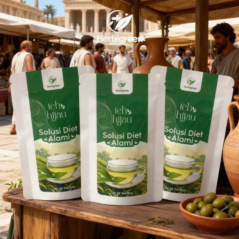 HERBIGREEN Teh Diet Detox BPOM |  | Teh Celup Rempah | Pelangsing Herbal | Ramuan untuk Pencernaan S