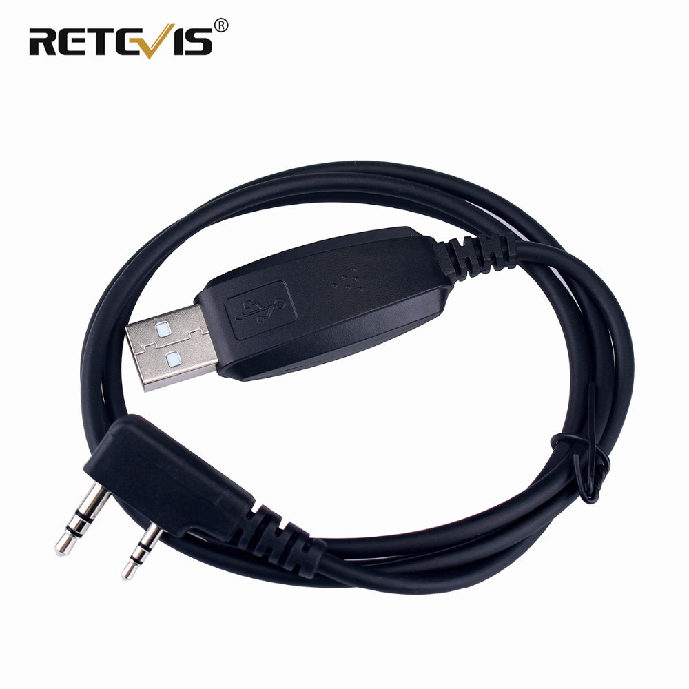 Retevis Walkie Talkie USB Programming Cable DMR 2 Pin 11mm Rao Accessories for Retevis RT3S RT52 TYT