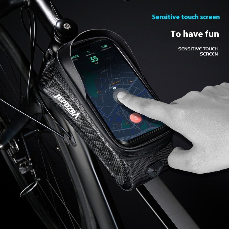 Tas Sepeda Tahan Air Layar Sentuh Tas Sepeda Tas Tabung Rangka Atas Tas Sepeda MTB Tas Sepeda Jalan 