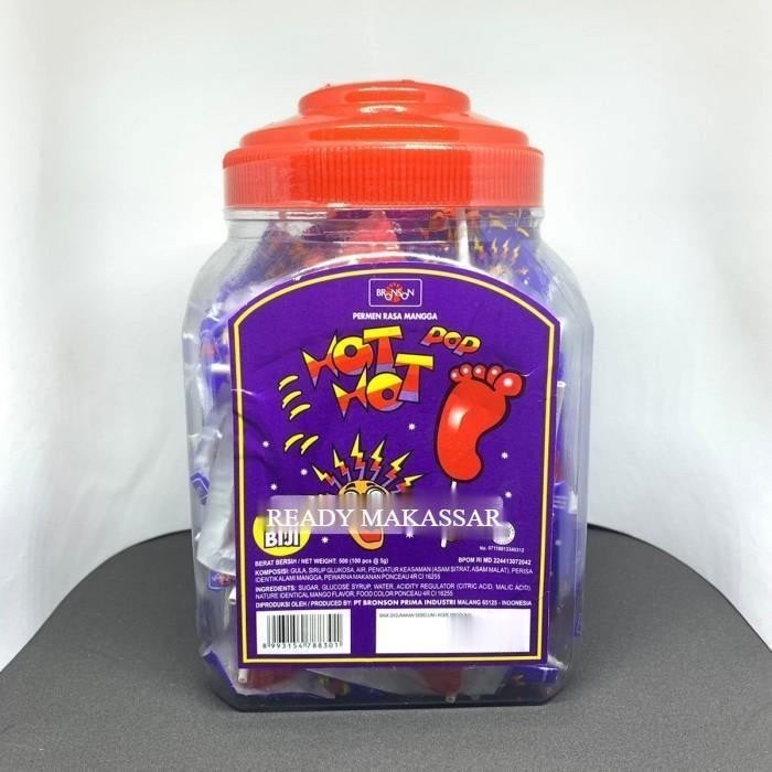 Hot Hot Pop Toples isi 100 Pcs Permen Kaki Hot Hot Pop Toples