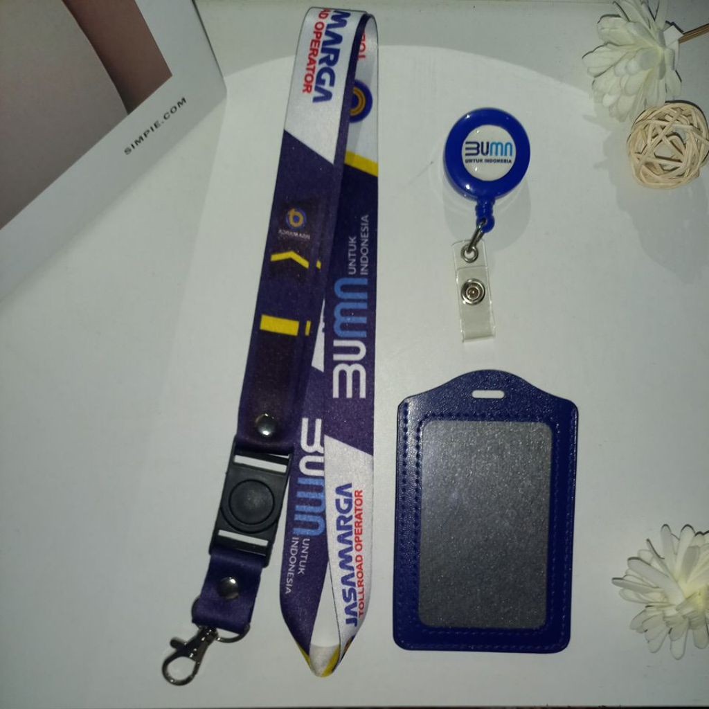 Ready Tali/Lanyard BUMN Jasamarga + yoyo + card holder