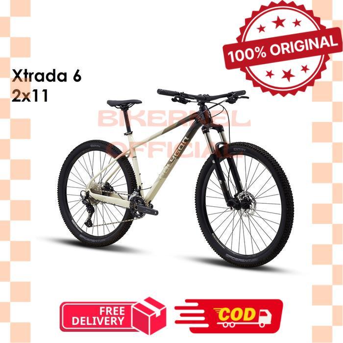 Polygon Xtrada 6 Sepeda MTB [27.5 Inch] 2x11 Speed - Cream 2x11 27,5 (S)