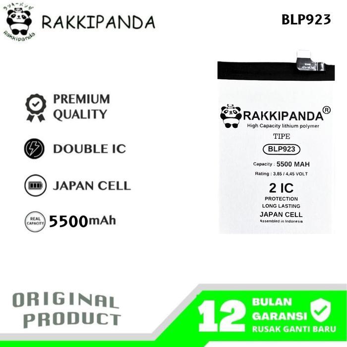 RakkiPanda BLP923 Compatible With Oppo A57 4G 2022/A57 5G/A57S/A77 5G/A77S/A78 5G/A97 5G/Realme C51 