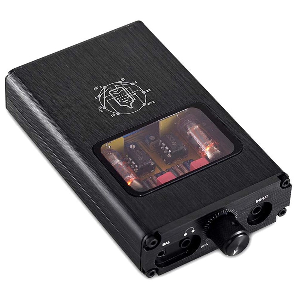 Stylish-Portable Headphone Amplifier Headphone Amplifier Dual-Mono Vacuum Tube Headphone Amplifier A