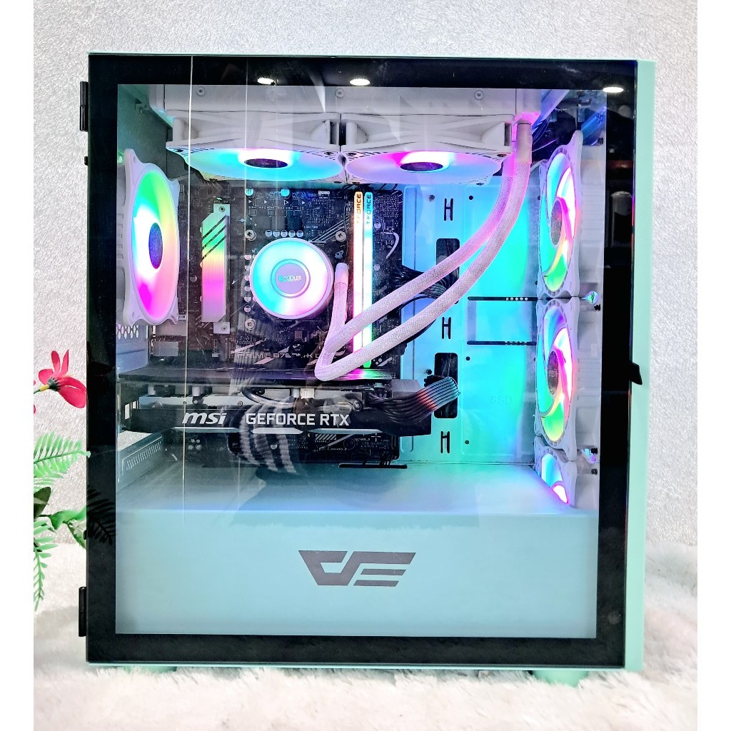 Gaming PC i3 12100F RTX 2060 12GB DDR6 Wifi 16GB DDR4 RGB NVMe Render Genshin GTA