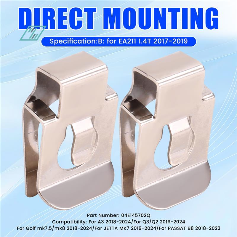 A27F-2PCS V-EA211 1.4T Engine Turbo Clip Solve Noize For Golf 7.5 8 T-ROC Passat B8 Jetta 7  A3 Q3