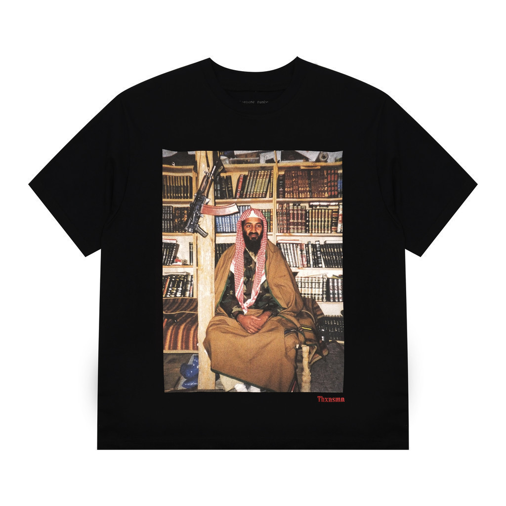 Tshirt Osama Black - Heavy Cotton 16s Thanksinsomnia - Official Merchandise