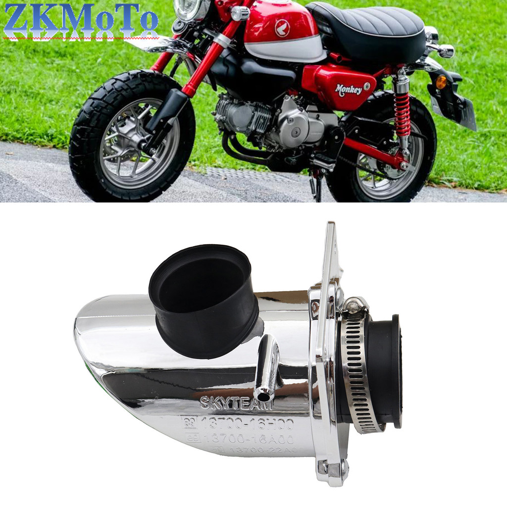Filter Udara Krom 38mm untuk Motor ATV Honda Monkey Z50 Z50R Z50J Z50A Gorilla Bike Retro 50cc 110cc