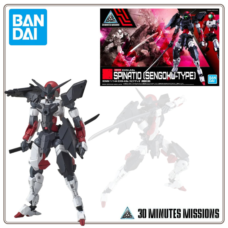 BANDAI 1/144 30 MINUTES MISSIONS 30MM EXM-A9S Spinatio (Sengoku Type) Plastic Model Kit Anime Action