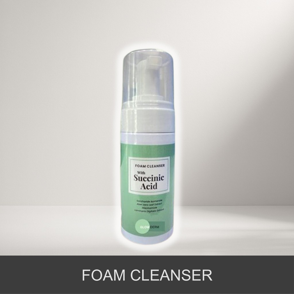 Skin Clinic Facial Wash Succinic Acid 100ml – Foam Cleanser Jerawat Fungal Acne Brightening Gentle C