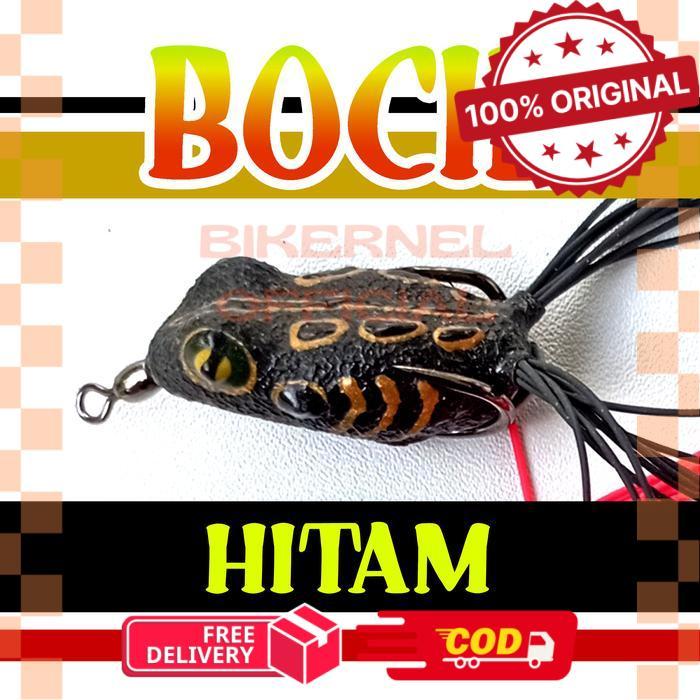 Lure BOCIL skirt thailand by Abi Lure Soft Frog softfrog - Hitam -biken