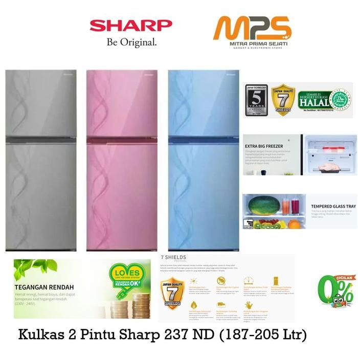 Kulkas 2 Pintu Sharp SJ 237 ND