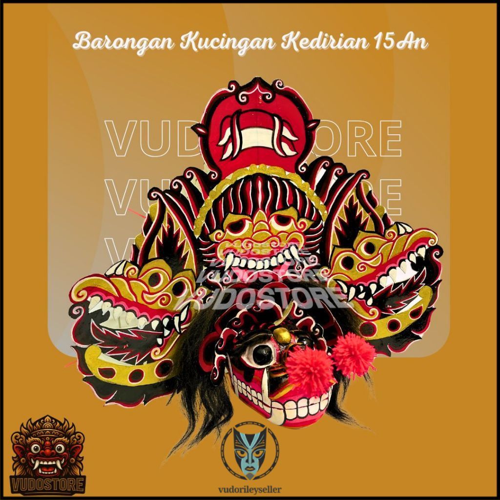 Vudorileyseller Barongan Asli Buat Pentas Ukuran 15 Barongan Kucingan Kedirian