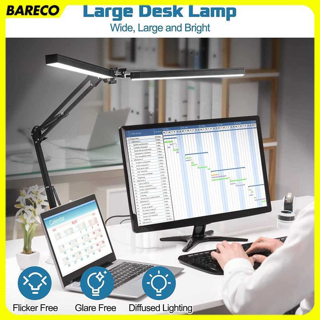 TaffLED Lampu Meja Baca LED Double Head 3 Color Mode SMD - ZN14