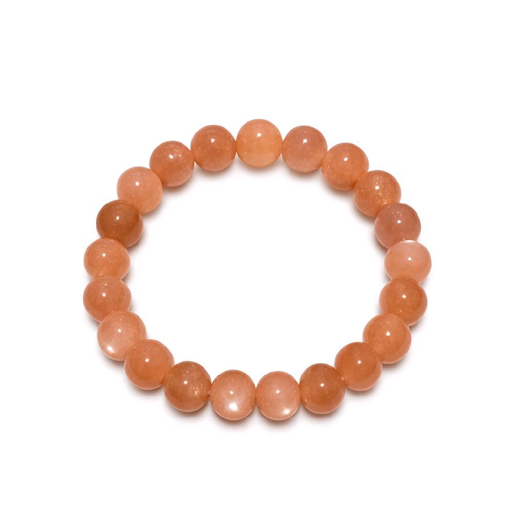 ORANGE MOONSTONE - Gelang Batu Alam Asli Orange Moonstone Premium HQ