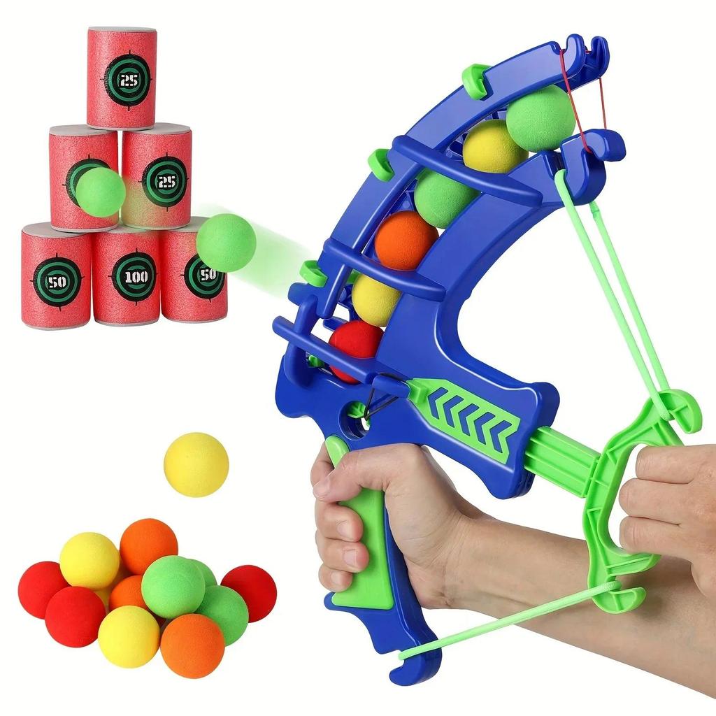 Arery Catapult ildren Parent-ild Indoor and Outdoor Shooting Toys Target EVA Sponge Ball Bucket ildr