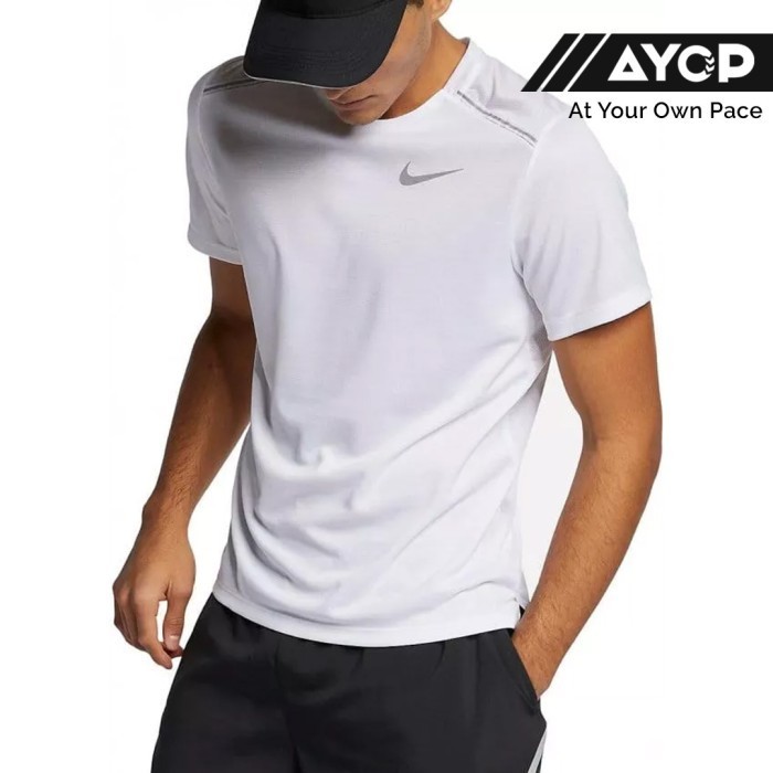 Nike Dri-FIT Miler Men’s Running T-Shirt - White