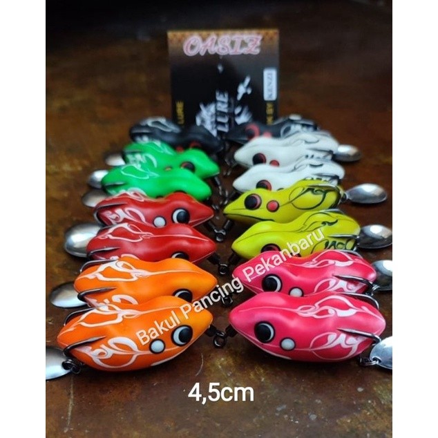 Bisa (COD) SOFT FROG OASIZ LURE. oasis. uman karet. umpan casting gabus