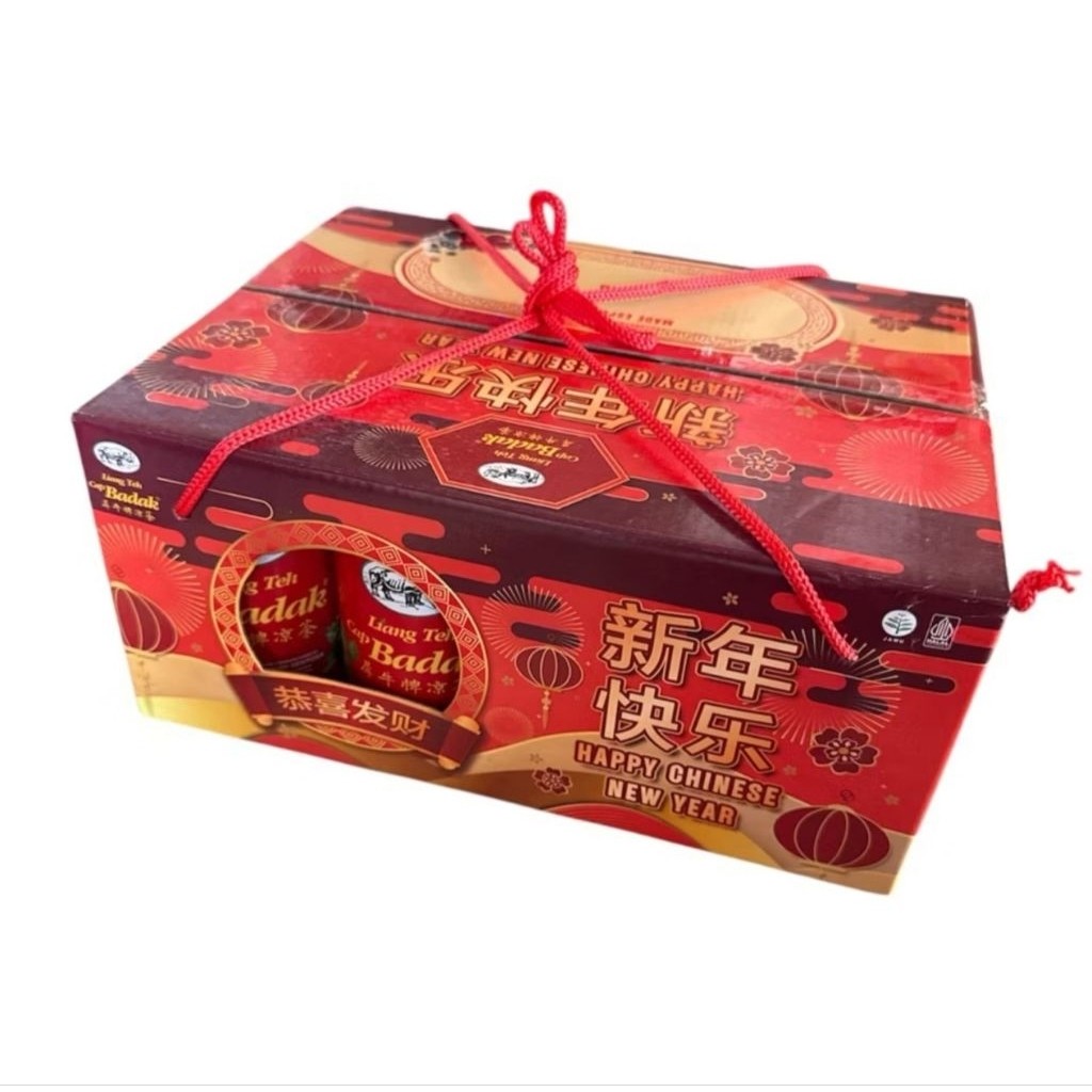 Hampers Parsel Imlek Liang Teh Cap Badak isi 12 pcs Sincia