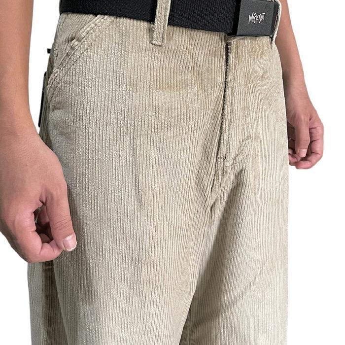 NGE Celana Corduroy Wide Leg Gombrang Baggypants  Panjang Pria Wanita Katun Unisex Nyaman  Casual - 