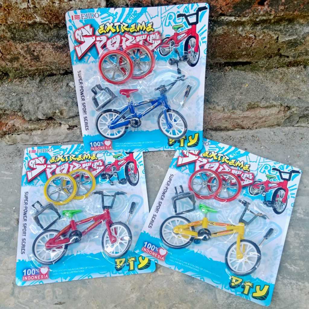 1 SET MAINAN SEPEDA BMX / MINIATUR SEPEDA GOES BMX / SEPEDA BMX EXTREME SPORT