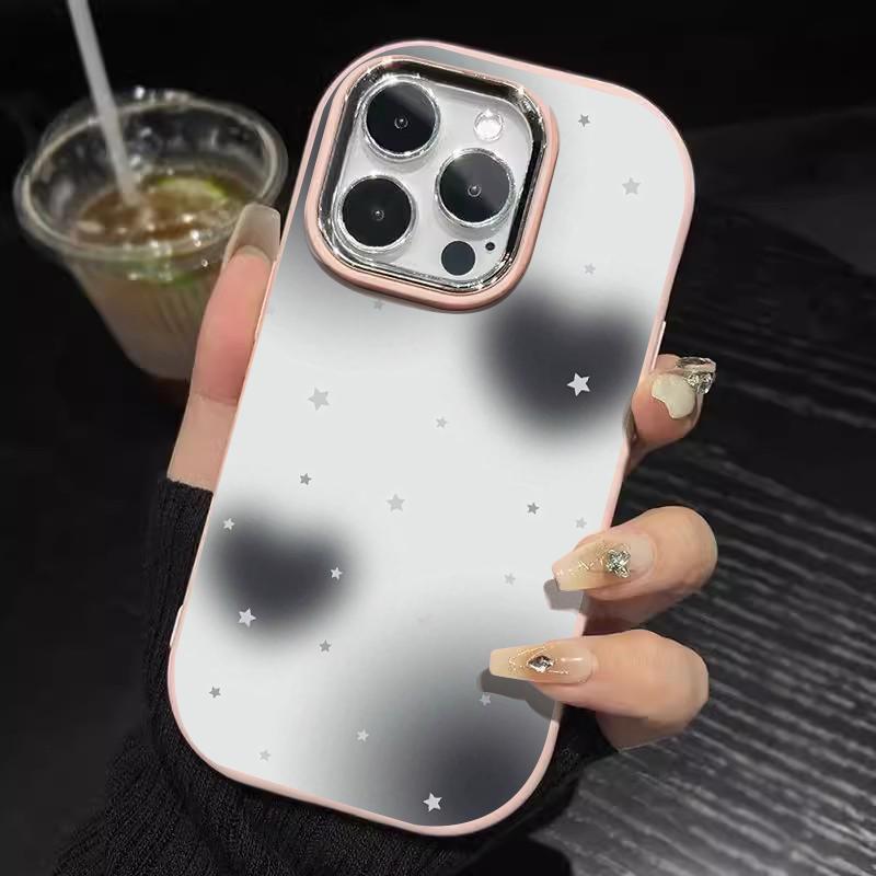 Casing For Samsung Case A32 5G A34 M32 Silikon Oval Metal Lens Polanya Hati Miguncase