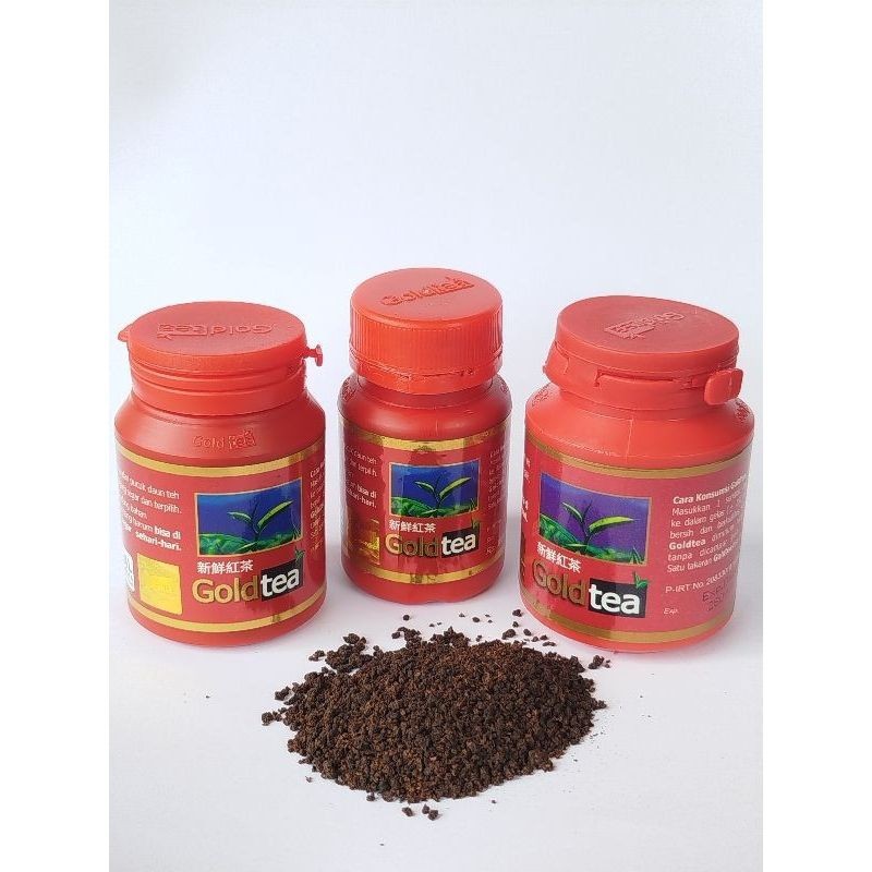 new[BISA COD] GOLDTEA | TEH HITAM GOLDTEA | GOLD TEA ASLI | TEH HITAM GOLD TEA GARANSI ORIGINAL -->>