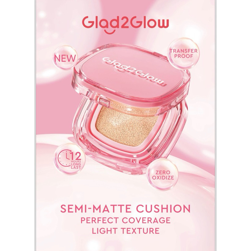 Glad2glow Perfect Cover Cushion - Cushion glad2glow | BPOM