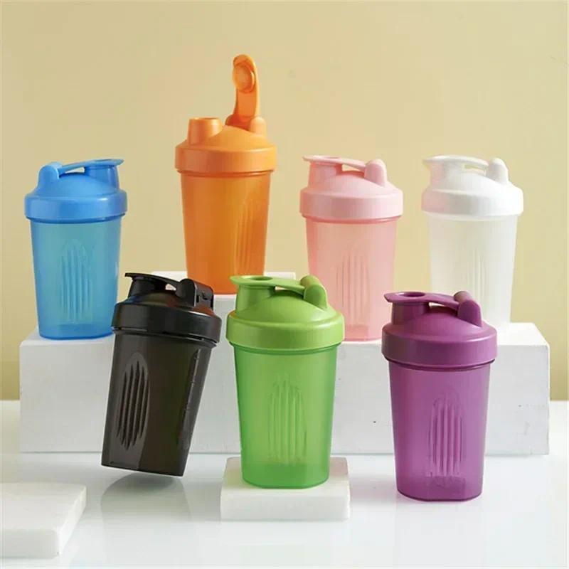 Sport Shaker Bottle 400ML Whey Protein Powder Mixing Bottle Sport Fitness Gym Shaker Outdoor Portabl