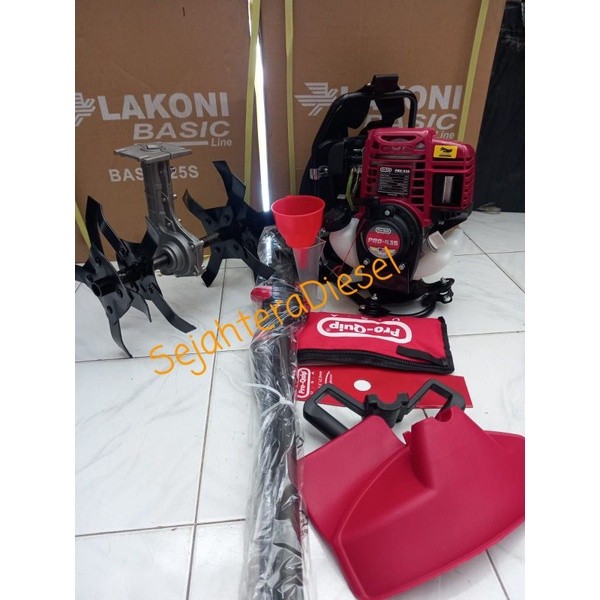 FULLSET LENGKAP Paket (2in1)Mesin potong rumput 4tak PROQUIP PRO-435+Cultivator bajak sawah cakar ta