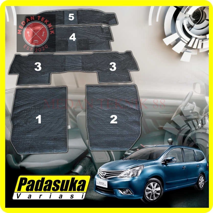 MEDANTEKNIK88 Karpet Grand Livina 2007 2008 2011 2013 2016 Karpet Nissan Livina Karpet Karet Grand L