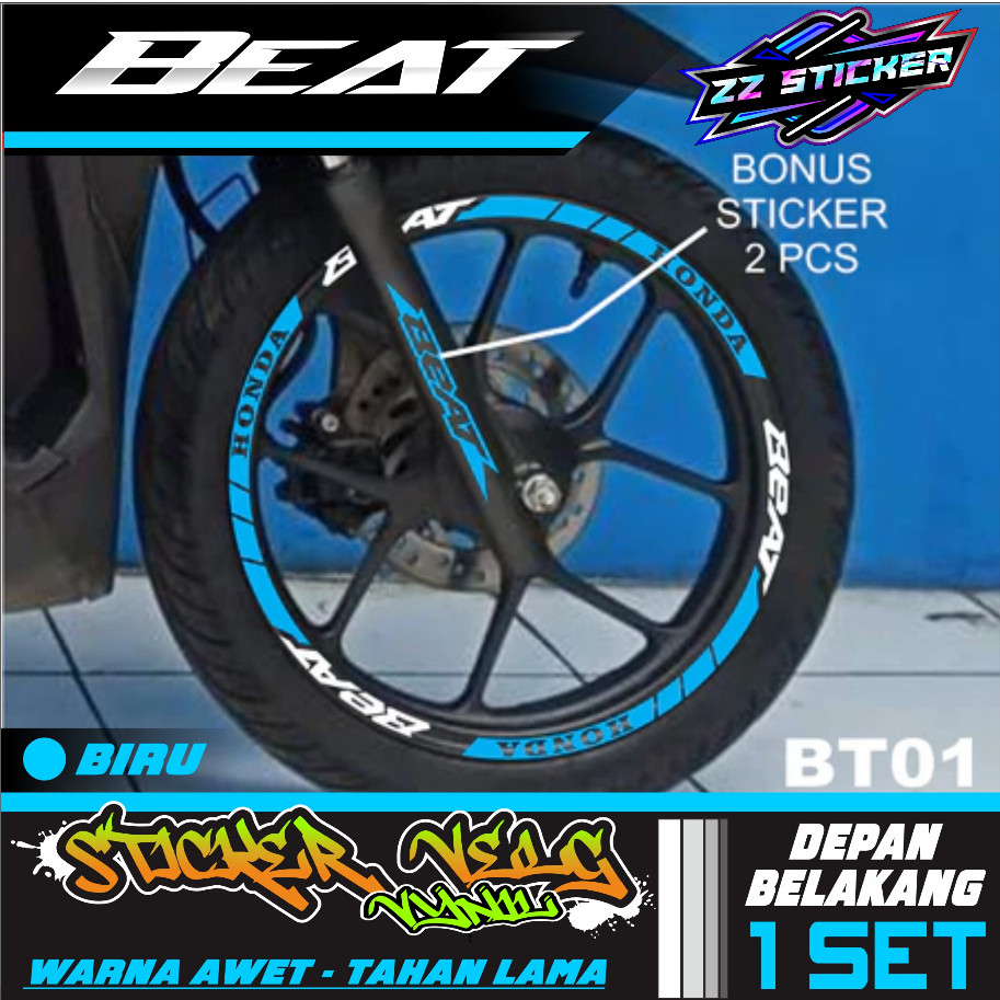STICKER CUTTING LIST VELG BEAT | ZZ STICKER