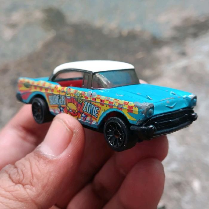 diecast muscle car matchbox 1957 chevrolet matchbox muscle car matchbox loose diecast loose