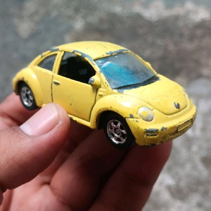diecast vw welly volkswagen new beetle bahan custom diecast loose